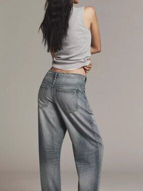Pilcro Jenna Mid-Rise Relaxed Jeans